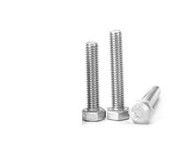 M7 M9 1mm 1.25mm 1.5mm Fine Thread Pitch 10-100mm Long Stainless Steel External Outside Hex Hexagon Head CAP Screw Bolt(M9x1x25mm 1pc)