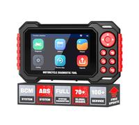 M7 Motorcycle Scanner Diagnostic Tool, ABS System Motorcycle OBDII Code Reader with Auto Scan&Instant VlN Detection for Honda Kawasaki Yamaha Harley 70+Brands 100 Service Functions