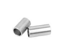 M7 OD 10mm 12mm 14mm Unthreaded 304 Stainless Steel Bushing Washer Round Sleeve Length 2mm-50mm(7x14x40mm-1pcs)