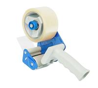 M7 Packaging Box Sealing Tape Dispenser Gun, Blue, Manual Handheld Packing Tool, Heavy Duty with Lucky Boy Greetings