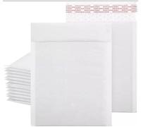 M7 Packaging Bubble Mailers Brown or White 100 Pack Paper Bubble Mailers, Self-Seal Adhesive Shipping Bags, Cushioning Padded Envelopes for Shipping, Mailing, Packaging (White, 200x260mm)