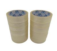 M7 Packaging Clear Adhesive Tape 24mm tape 6/12 Pack Cellotape 24mm Wide, 45 Micron for Packing, Gift Wrapping & Office Use (12 Pack)