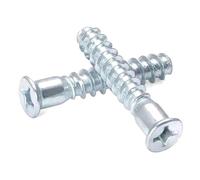 M7 Phillips Countersunk Flat Head Zinc Plated Cross Self Tapping Wood Screws 5Pcs, 5pcs, M7x38mm