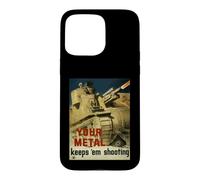 M7 Priest American WWII Propaganda Art Keeps Em Shooting Case for iPhone 15 Pro Max