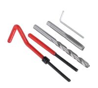 M7 thread repair insert kit, 25 pieces, threading tool set with transparent box, ideal for processing machinery