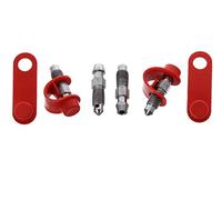 M7 X 1 30.5mm Stainless Steel Brake Bleed Screws Nipples (4) + Covers