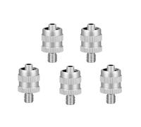 M8*1.25 Stainless Steel Screw Luer Type Needle Adapter Dispensing Valve Pneumatic Fitting Connector(5PCS)