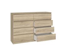 M8 140 Large Malwa Chest Of Drawers Sonoma Oak