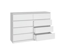 M8 140 Large Malwa Chest Of Drawers White