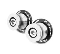 M8 CNC Motorcycle Accessories Swingarm Spools Sliders Stand Screws Compatible with V-Strom 800 DE 1050 DE VSTROM 800DE V Strom 2023(Silver)