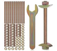 M8 Countertop Joint Connectors Iron Furniture Draw Bolt 12 Sets