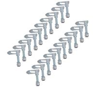 M8 Drop Lock Catch Anti-Luce Fasteners for Trailer Tailgates 38mm Thread 20pc