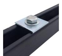 M8 Flat Square Plate Washer - Box of 100 - Hot Dipped Galvanised (D001-08)