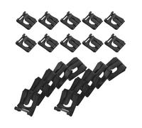 M8 Gas Lift Retaining Clips 30Pcs Black 65Mn Steel | For office chair cylinders, anti-loosening design, prevents axial movement, easy to install in home or commercial use