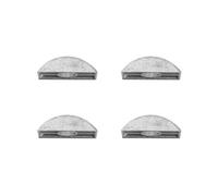 M8 8mm Half Moon Maxi Luna Replacement Washers Nuts for Bunk Beds Cots - UNTHREADED