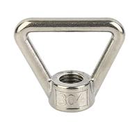 M8 M10 M12 Hooking Nut 304 Stainless Steel Eyebolt Ring Lifting Eye Nuts Screw Triangle(M20)