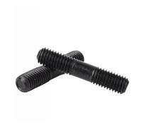 M8 M10 M12 M14 GB901 Grade 8.8 High Strength Black Carbon Steel Rod Double Thread Screw Stud Screws Rod Stud Bolts(60mm,M14-10pcs)
