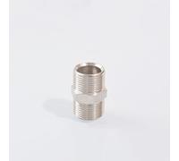 M8 M10 M12 M14 M16 M18 M20 M22 M24 Metric Male to Male Thread Brass Nickel Plated Equal Pipe Fitting Connector Adapter,M
