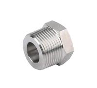 M8 M10 M14 M16 M18 Metric Male to Female Thread 304 Stainless Steel Reducer Bushing Reducing Pipe Fitting Connector Coupler RUAJOGYNVM(M12x1.5-M20x1.5)(M10x1.5 M14x1.5)