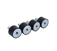 M8 M6 Anti-Vibration Isolator Rubber Vibration Isolation Mounts shock absorber Silentblock Car Boat Bobbins, pack of 4(VD30*20 M8*23)
