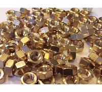 M8 METRIC HEXAGON BRASS NUTS SOLID BRASS 8mm NUTS packs- 5/10 / 20/50 / 100 (20)