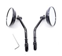 M8 Motorcycle Rearview Mirror Retro Rear Mirrors Round Side For Dyna Bobber Chopper Sportster Old School Touring