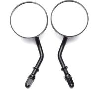 M8 Motorcycle Rearview Mirror Retro Rear Mirrors Round Side For For D&avidson Dyna Bobber Chopper Sportster Old School Touring