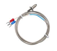 M8 Mounted Resistance Temperature Detector with K Type Thermocouple Interface for Industrial Process Instrumentation (1M)