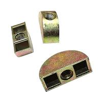 M8 Replacement Nuts For Furniture Bunk Bed Cots - Half Moon Bed Nuts (8)