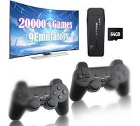 M8 Retro Game Console Stick 20,000+ Classic Games,4K HDMI Output,Upgrade Dual 2.4G Wireless Controllers,Plug and Play Retro TV Games,Ideal Gaming Gift for Boys and Adults