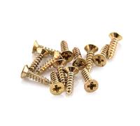 M8 Screws 300PCS 6/8/10mm Screws Yellow Bronze Tone Flat head screw Carpenter's small screw Furniture wooden box hardware accessories Stainless Steel Screws (Color : 2.5x10mm, Size : Yellow)