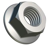 M8 Serrated Flange Nuts (Pack of 25) Hex Zinc Plated Flanged Locknut for Bolts/Screws - Head Spinlock Locking Stop Fastener Nut Alloy Steel Accorting to Standard DIN 6923 (17.9mm x 13mm)