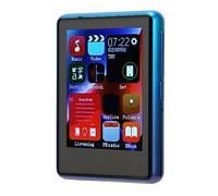M8 Smart HiFi MP3 Player Bluetooth 5.0 with 2.4 HD Touch Screen FM Radio Built in 500mAh Battery+128GB Memory for Lossless Music Recording Electronic Book TF Card Eansion (4+256GB (Memory Card))