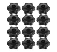 M8 Star Knob Manual Clamping Handle Nut with Hexagon Socket Base | Glove-friendly Grip with Knurled Surface, Quick Operation for Furniture and Machine Guards, Suitable for Maintenance