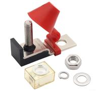 M8 Terminal Mount Fuse Block Kit 30A-300A 58V IP66 Waterproof Battery Fuse Holder ABS Copper for Car RV Boat Electrical Distribution(200A)