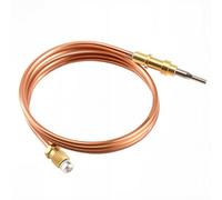 M8 Thermocouple 1M for Gas Heater Fireplace Sensor Kit Thread Heating Gas Burner Replacement Universal Thread Probe for Burners Fireplace BBQ Grill Professional Water Heating Thermocouple Accessories