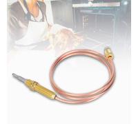 M8 Thermocouple Replacement - Thermocouple Probe Thread Universal Thermocouples Heating Gas Burner 600mm for Fireplace BBQ Grill Accessories