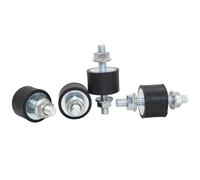 M8 Thread Male Female Rubber Motor Mounts with LockNuts Anti-Vibration Isolators Shock Absorber for Water Pumps Diesel Engines Harvester Generator (VV-M8x23-30x20)