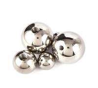 M8 Threaded 304 Stainless Steel Ball Beads 15-60mm Half Hole DIY(17mmx1pcs)