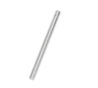 M8 Threaded Rod, 10pcs Galvanized Iron M8*100mm M8 Threaded Rod Bar Fully Threaded Rod Threaded Rods Bar Studs Threaded Rods And Studs for Woodworking 30/45 Sliding Slot