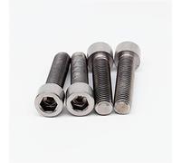 M8 Titanium Bolt TA2 Column Cup Head Hexagon Socket DIN912 Ti Bolts Titanium Screws 10 20 25 30-1200mm Ti Fasteners (Dimensions : M8 x 10mm 12pcs)