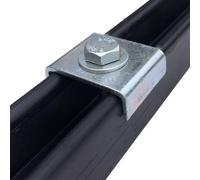 M8 Top Hat Clip Square Plate Washer x 100