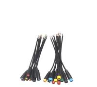 M8 Waterproof Connector 2-6 Pin Electric Bike Cable 30Cm 5 Pairs Ip20 Rated Copper Core For Ebike Battery And Sensor Connection