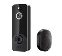 M8 Wireless Video Doorbell with AI Human Detection, Night-Vision, Long Standby and 8-User Mobile Access for Home Security