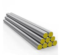 M8 x 1 Metre (100cm) Metric Threaded Rod 8.8 Zinc Steel Fully Threaded Bar Stud DIN 976 (Pack of 4) N00A