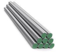 M8 x 1 Metre (100cm) Threaded Rod A2 Stainless Steel Fully Threaded Bar Stud DIN 976 (Pack of 2) N00A