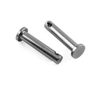 M8 x 24mm A4 Clevis Pins Retaining Rigging Hinge Cotter Pin - Stainless Marine Grade 316 (Pack of 2)