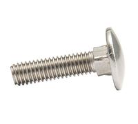 M8 x 55mm A2 Stainless Steel Carriage Bolt Coach Bolt,Right Hand Threads,Metric,8-pieces