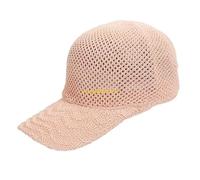 M89E Casual Baseball Breathable Mesh for Sun Hat Sport Peaked All-Match Hiking Riding Camping Cycling(Tender Pink)