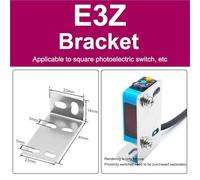 M8M12M18M30 1 shaped L-shaped Mounting Fixed Base Bracket For Proximity Switch Photoelectric Switch Sensor(E3Z type)